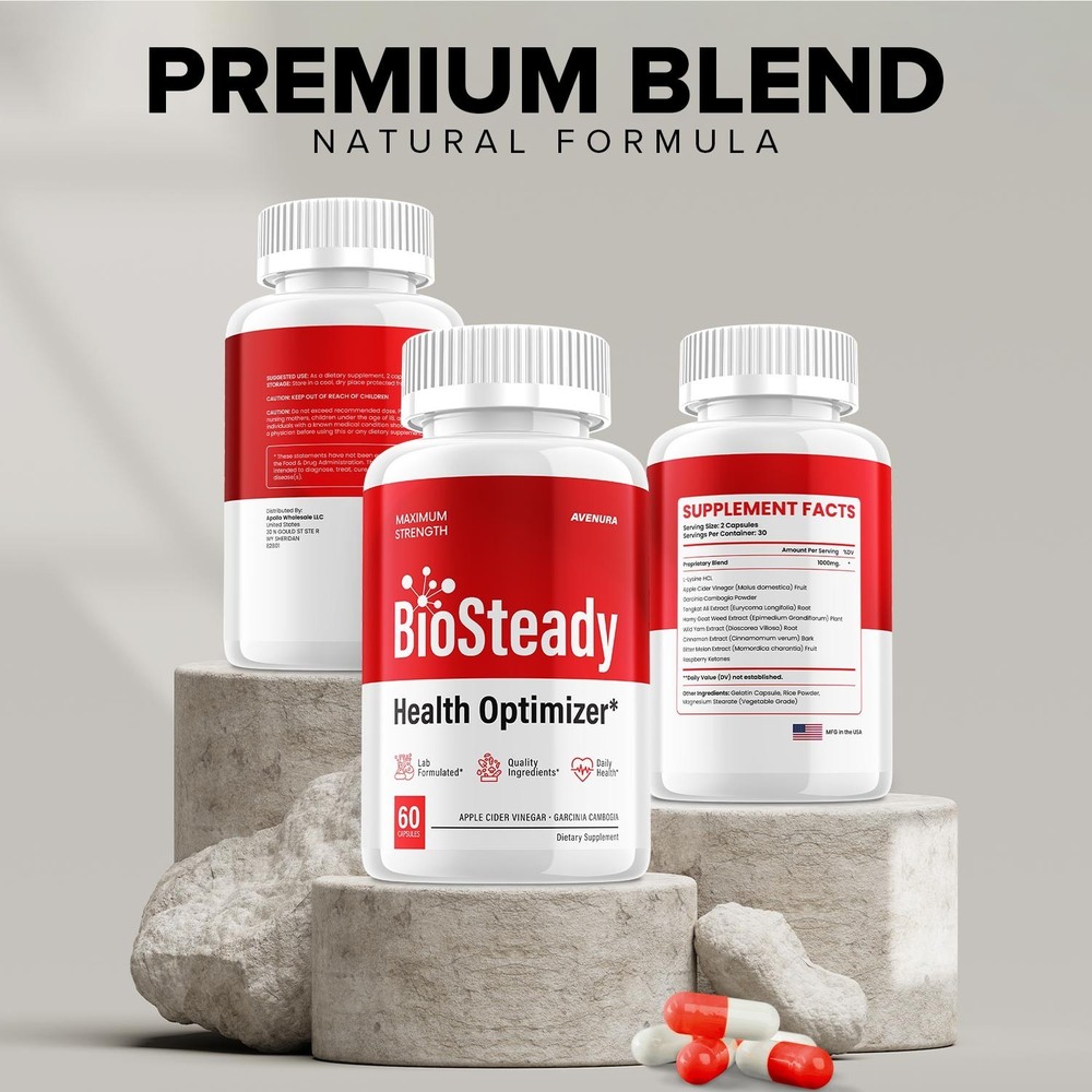 (2 Pack) BioSteady Capsules – Bio Steady Natural Blend Glycogen Support