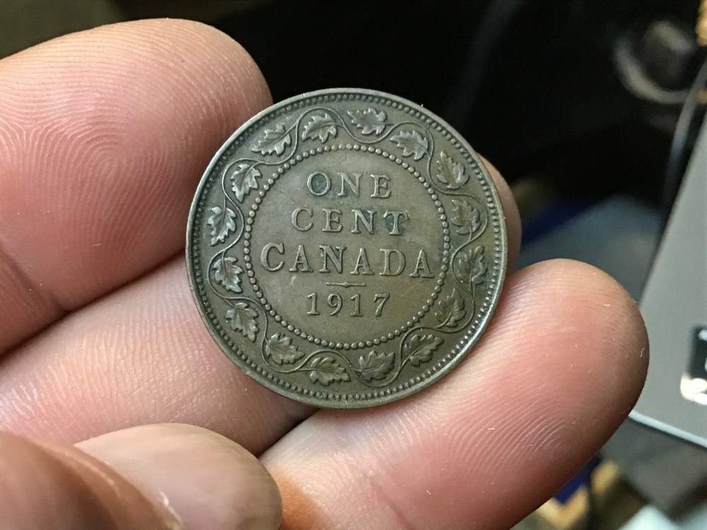 1917 Canada Large Cent, 1 Coin