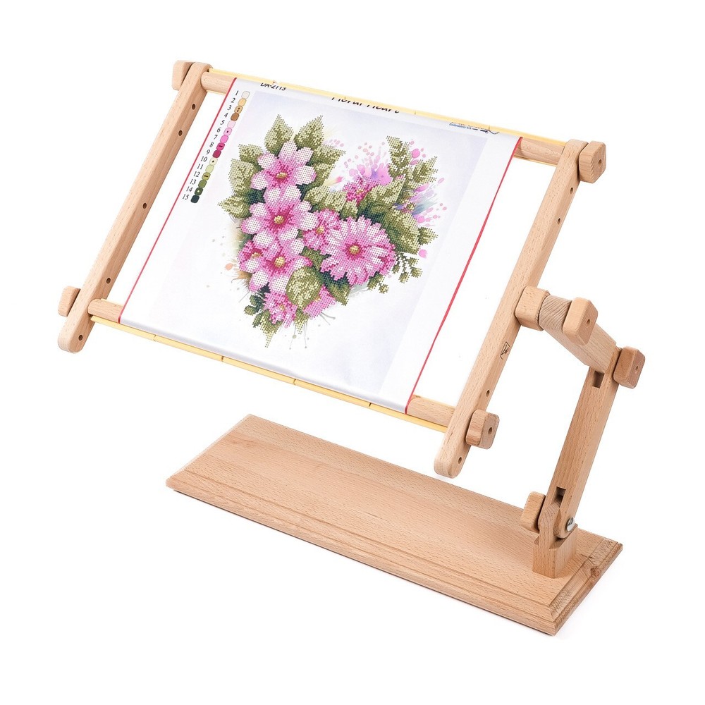 Needlework Table Hands-Free Stand Penguin with Adjustable Frame