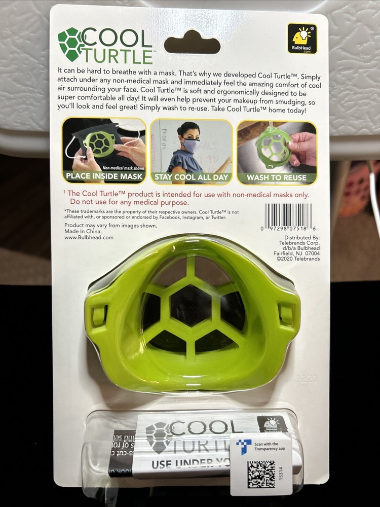 Cool Turtle 6 Pack Mask Enhancers By BulbHead