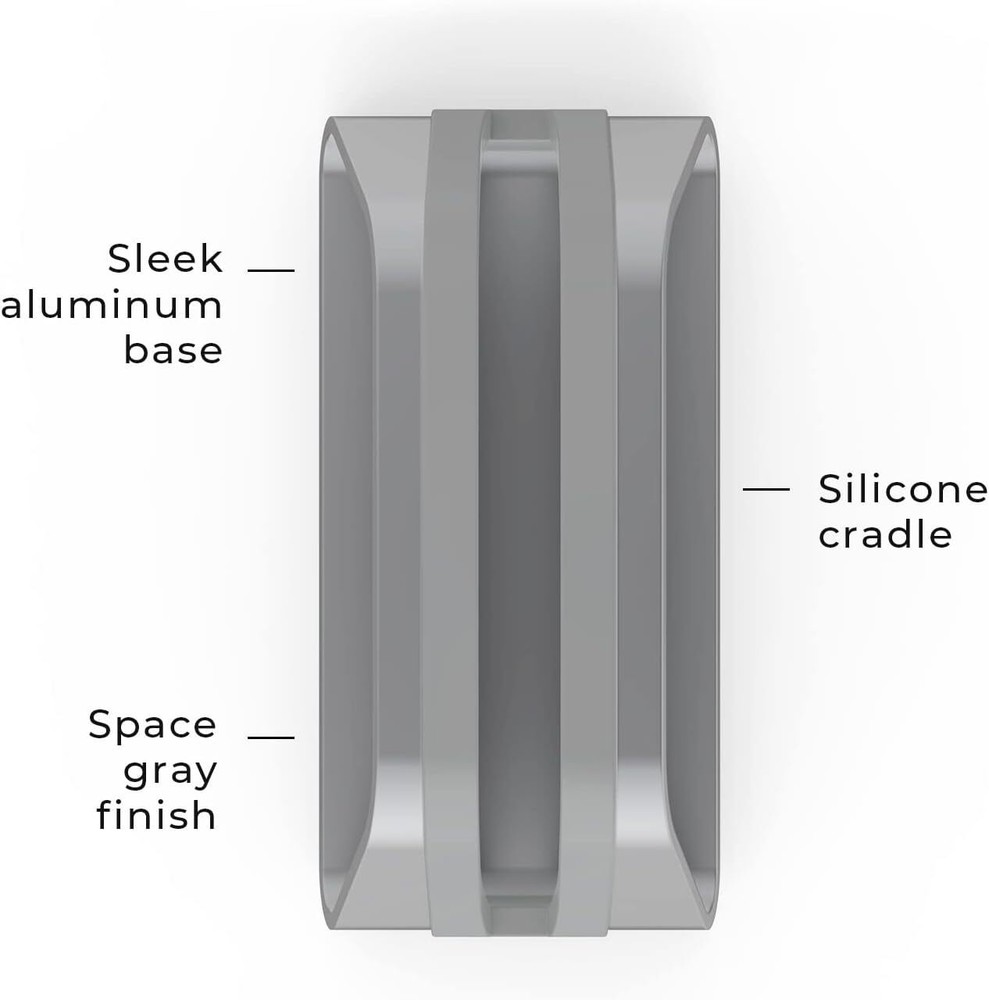 HumanCentric Vertical Laptop Stand for MacBook, Compatible with Space Gray