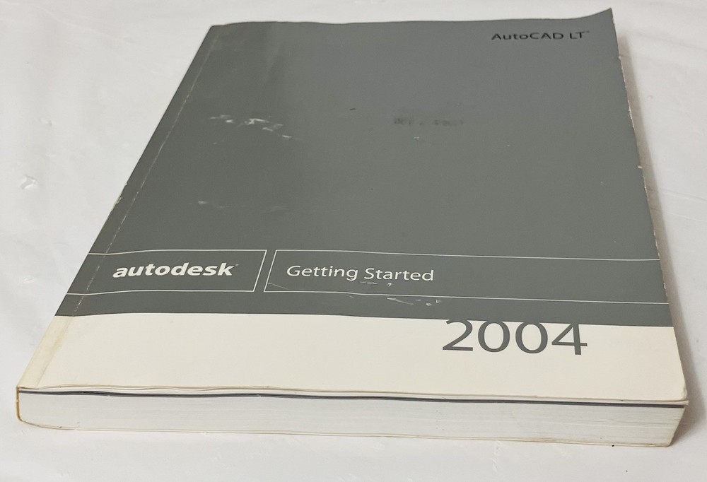 AutoCAD LT 2004 Getting Started Guide + Quick Reference Card Vintage Manual Only