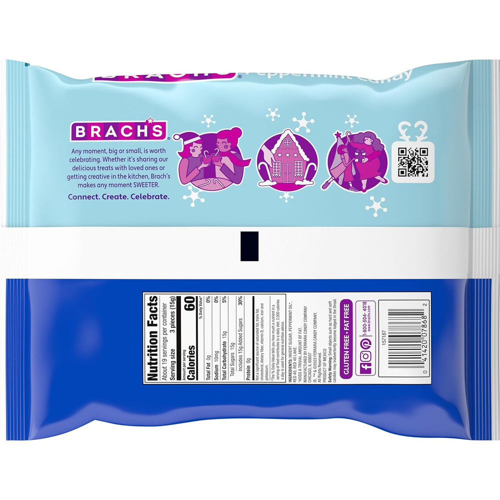 Holiday Soft Peppermint Candy, 10Oz