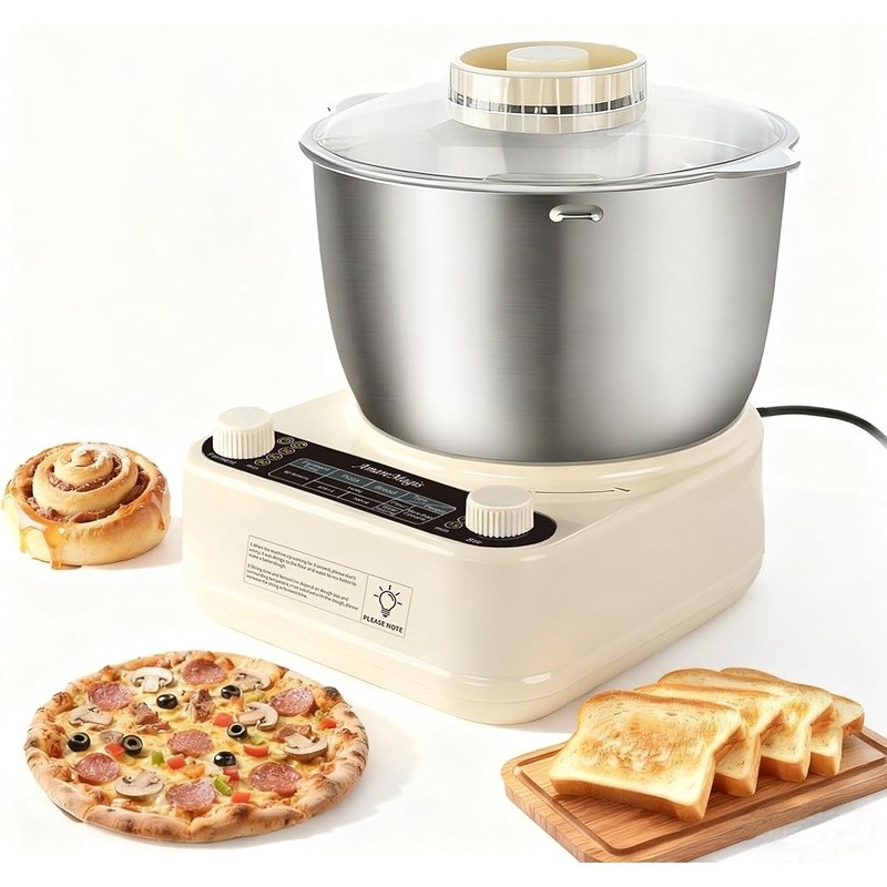 Automatic Dough Mixer W/ Fermentation Function Stainless Steel Kneader Machine