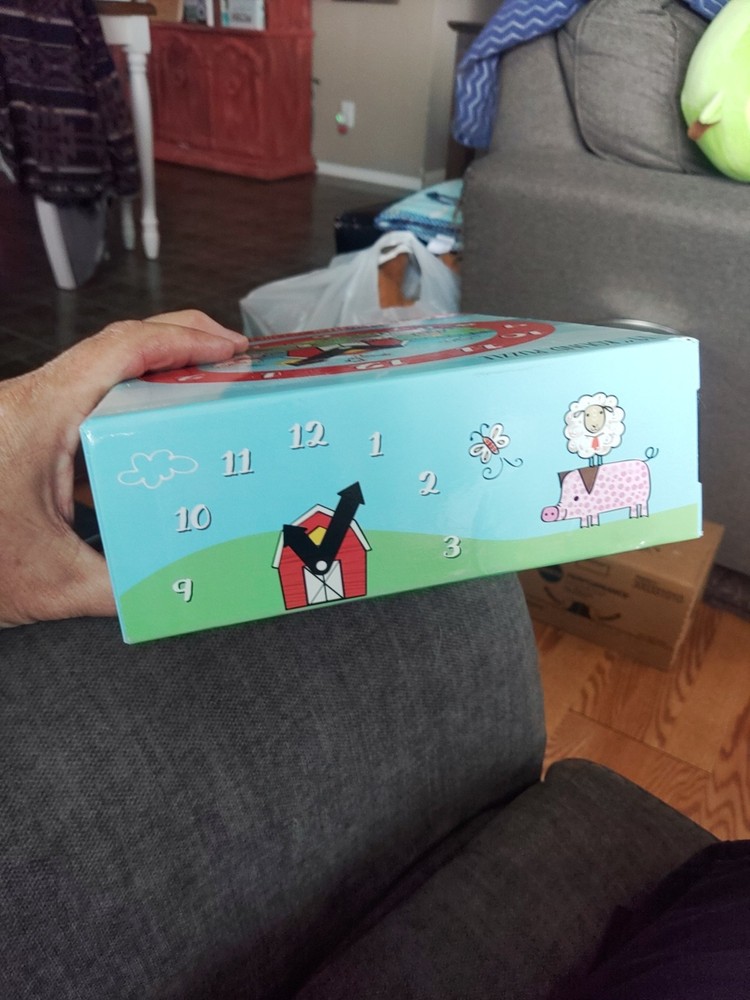 Clock Puzzle Telling Time on the Farm 70+ Pieces Complete