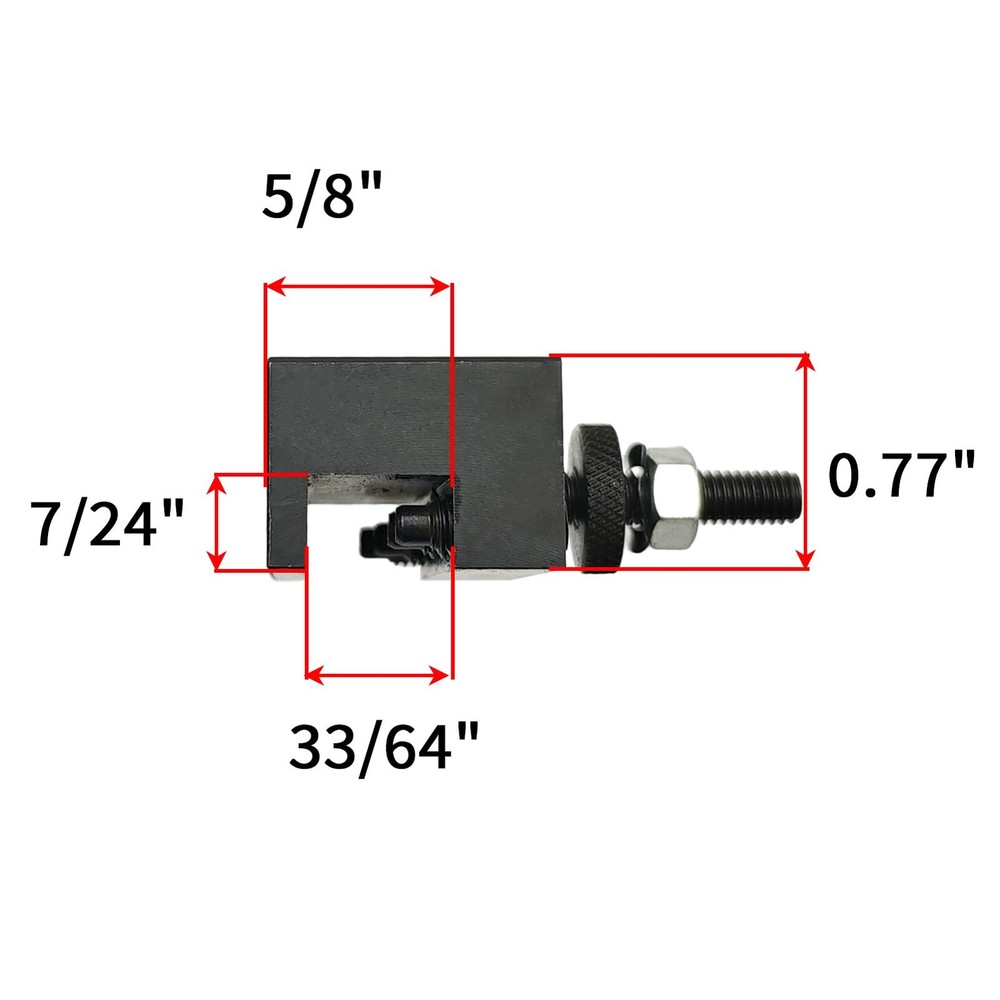 250-001 Quick Change Turning Tool OXA Quick Change Turning & Facing Tool Hold...