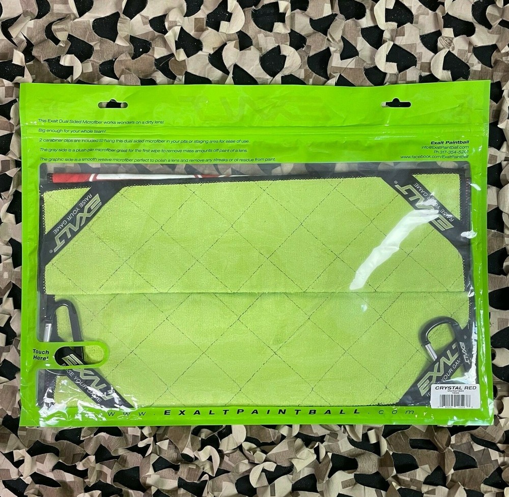 NEW Exalt Microfiber Team Goggle Cloth - Crystal Red