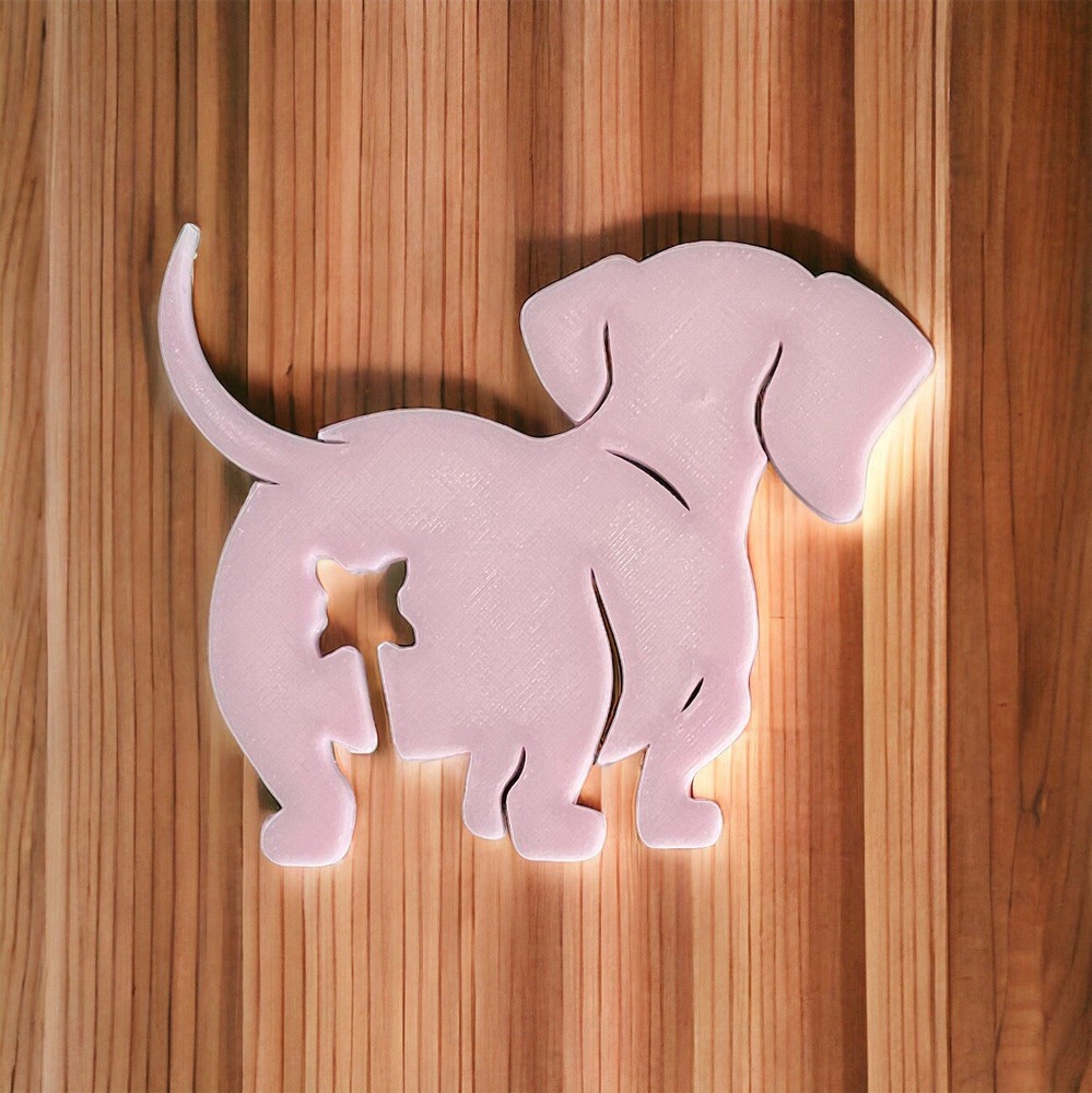 Dog Butt Reusable Bread Ties 3d Printed