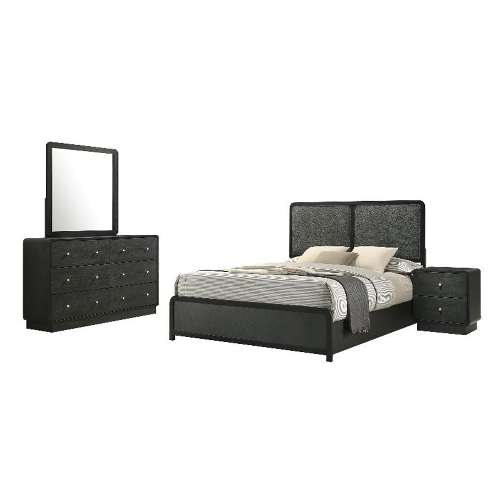 Cavelle 4-piece Queen Bedroom Set Black