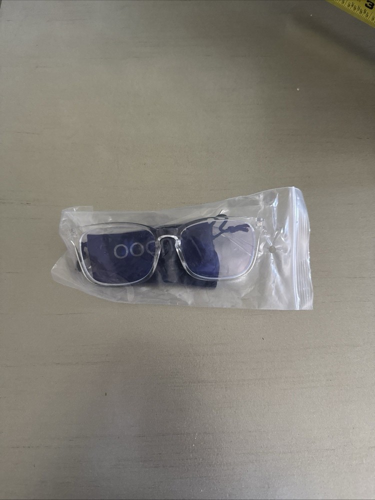 JUDOO Blue Light Blocking Glasses – Crystal Clear Square Frames