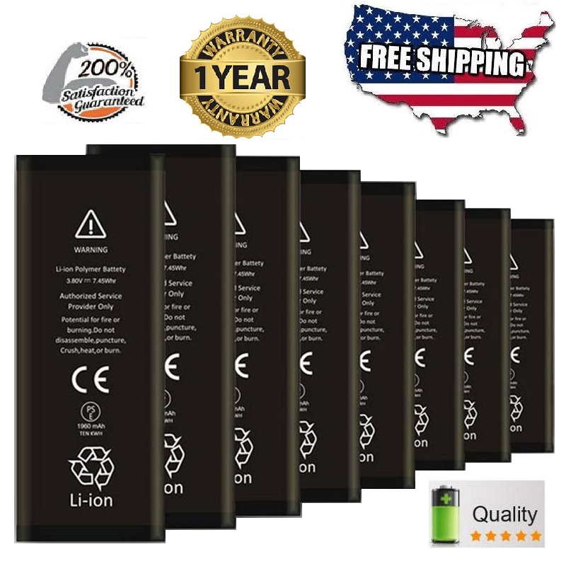 OEM SPEC Replacement Internal Battery For iPhone 5 5C 5S 6 6S 7 8 X XS Plus Tool