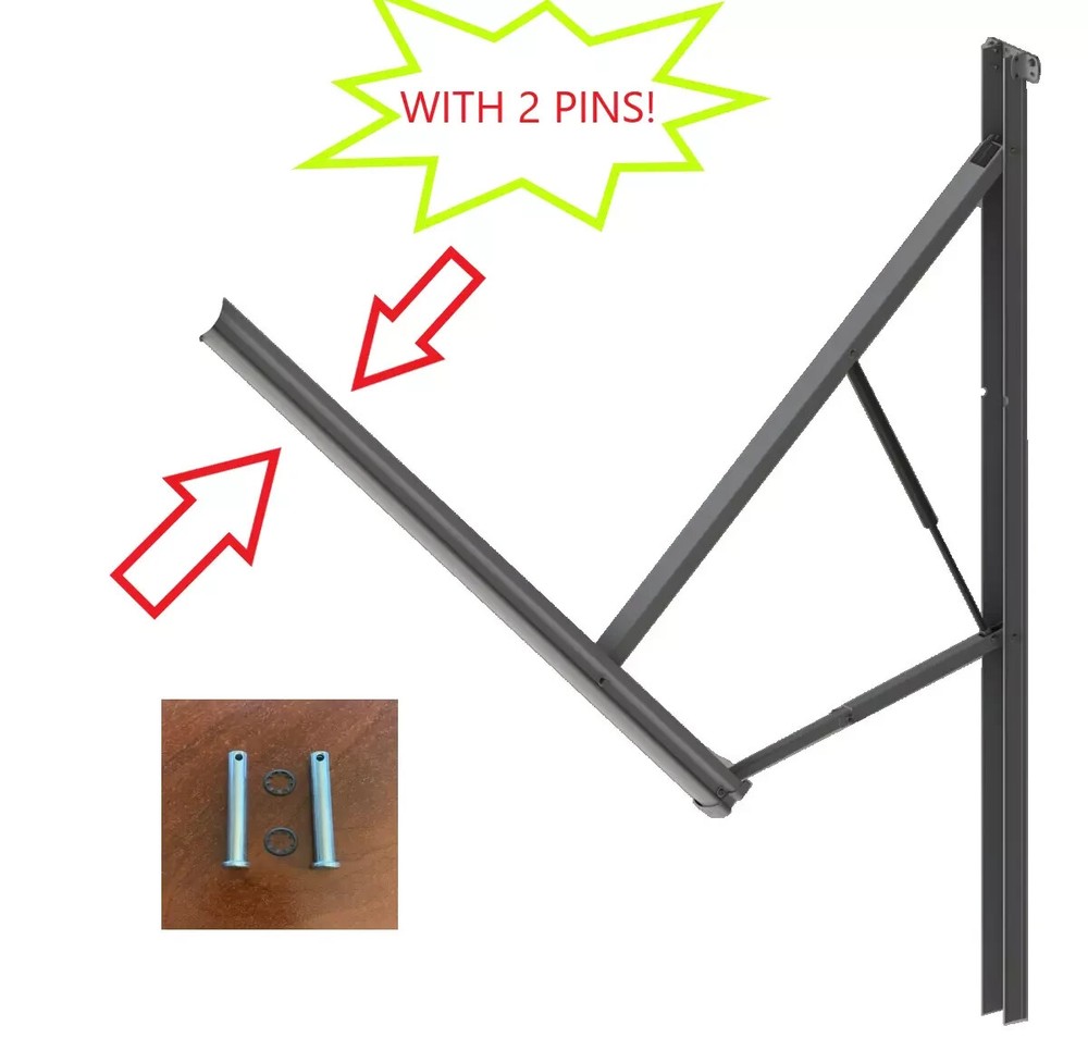 FITS DOMETIC 9100/9200 POWER RV AWNING REPLACEMENT FRONT CHANNEL 64.5IN BLACK