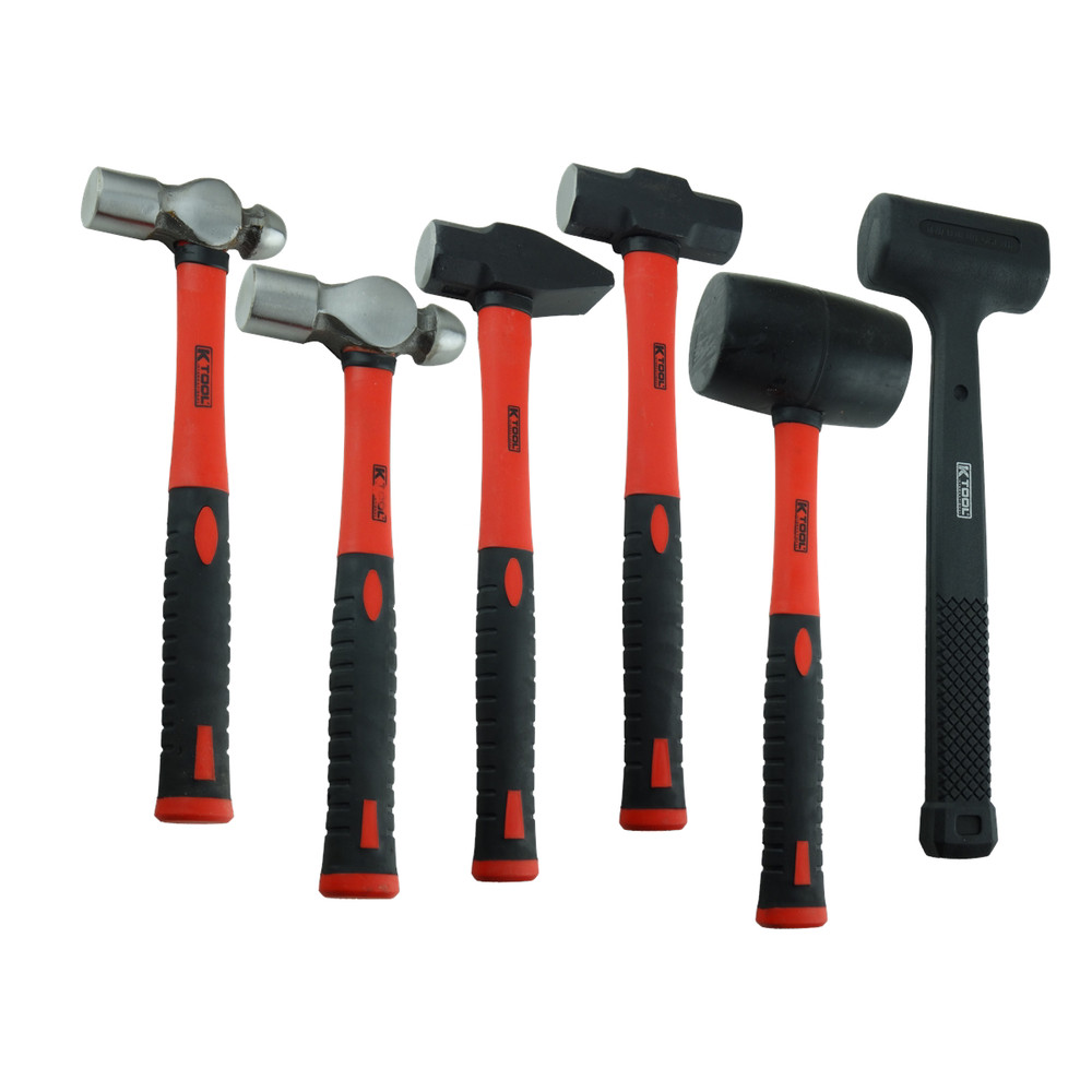 K Tool International Hammer Set 6 Piece