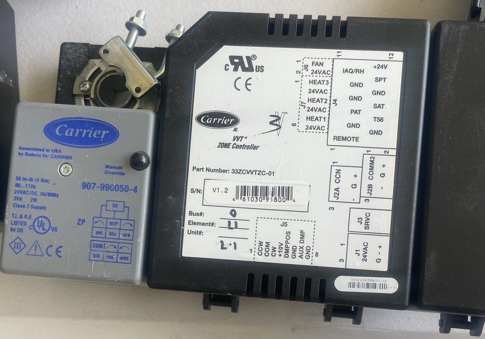 Carrier Zone Controller V1.2 Cleaned & Tested
