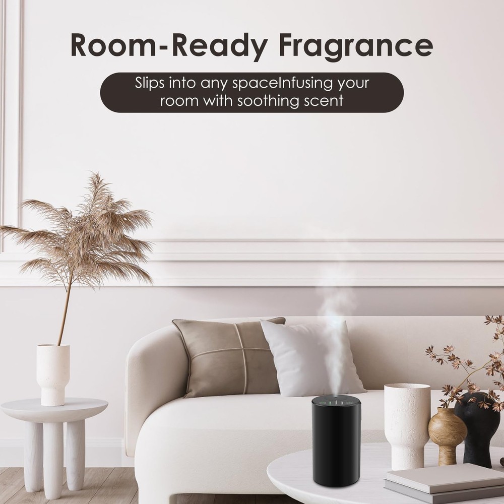 Waterless Essential Oil Diffuser, Battery Powered Mini Scent Air Ma... Fast Ship
