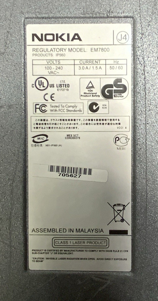 Nokia EM7800 IP560 Firewall Security Platform