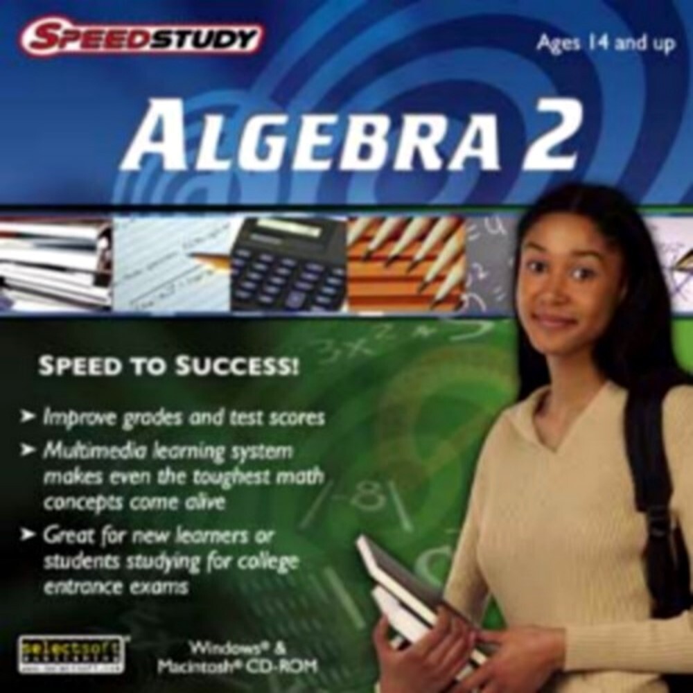 Speedstudy Algebra 2 - Build Solid Foundation PC Windows Software Sealed New