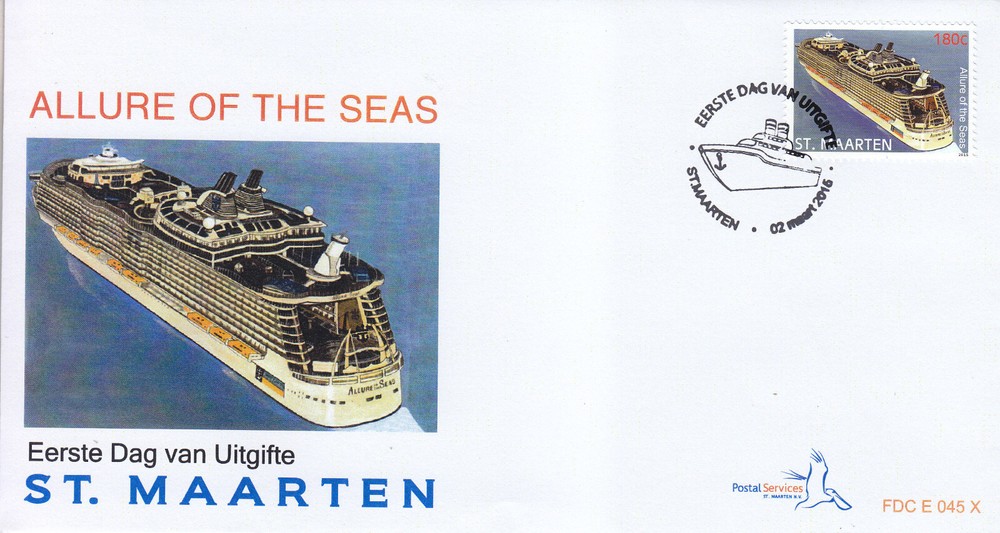 Sint Maarten Issue FDC 2015 (45x) Ship