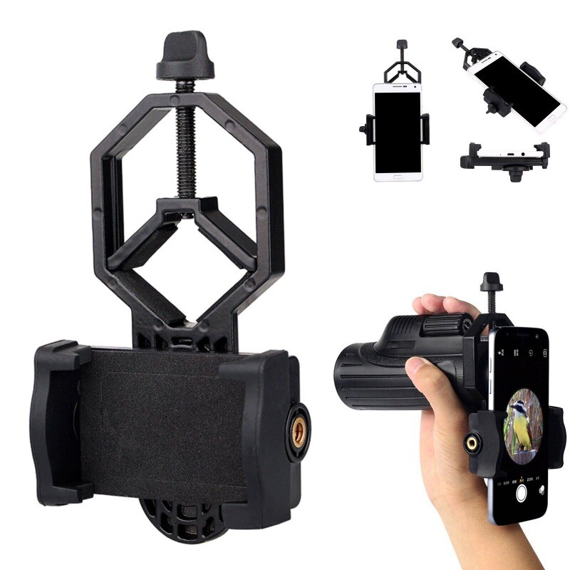 Universal Telescope Cell Phone Mount Adapter for Monocular Spotting Scope 1