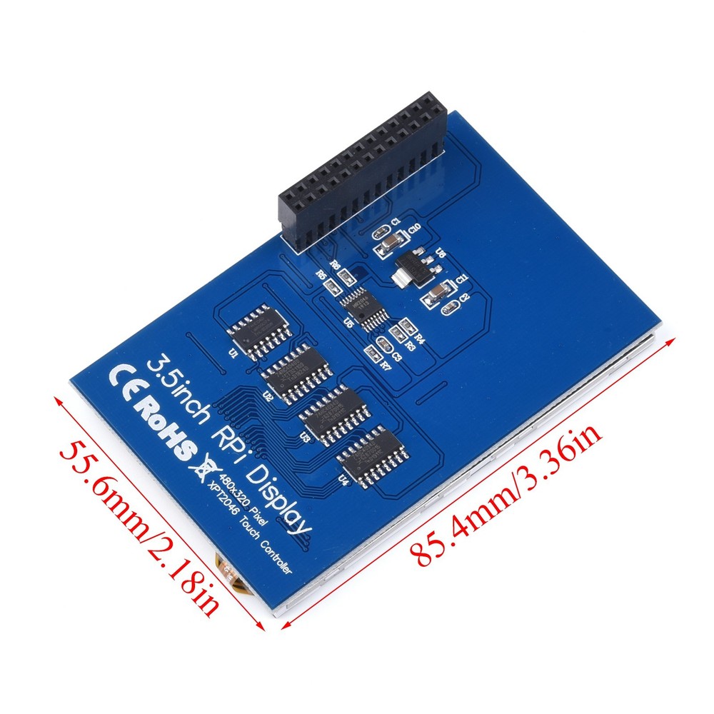 3.5 Inch Touch Screen 480*320 ABS Case Enclosure For Raspberry Pi 4 Model B