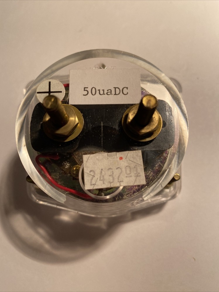 Amplitude panel meter 50uaDC zau