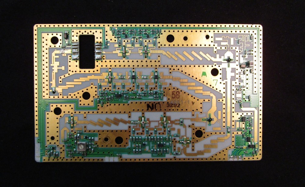 Sample Microwave Stripline Filter PCB Educational RF UHF GHz Microstrip Bandpass