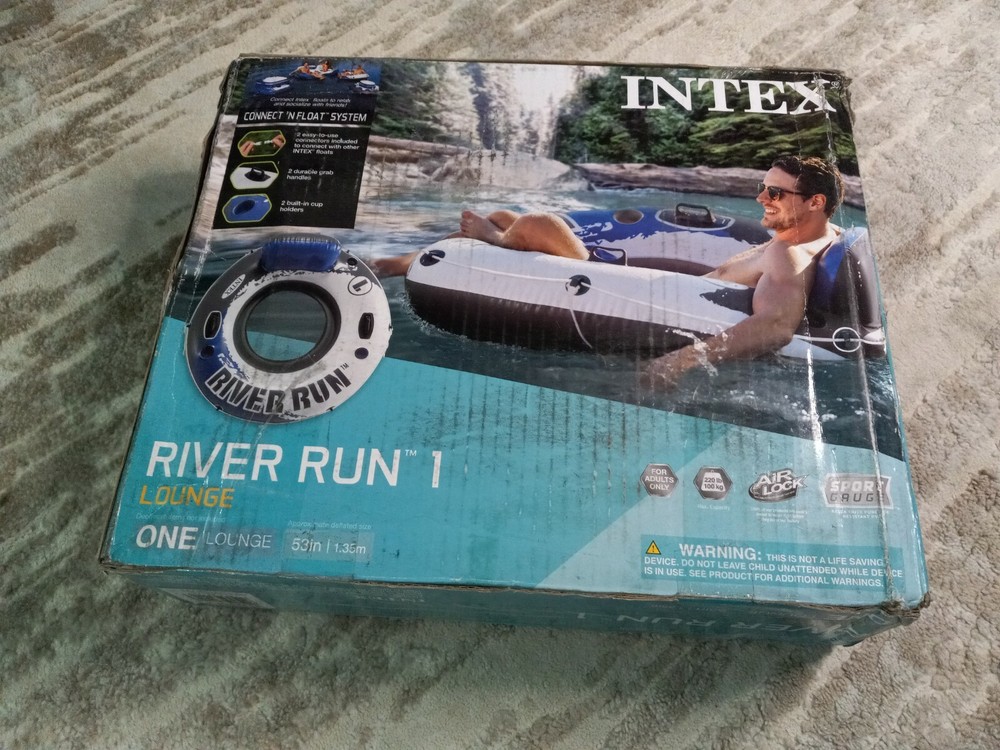 Intex River Run 1 Lounge Connect N Float System New