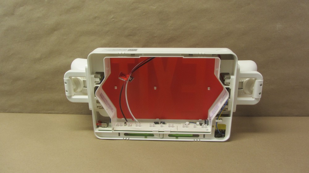 Lithonia Lighting Basics LED Exit Sign/Emergency Light Combo, 2-Head Fixture