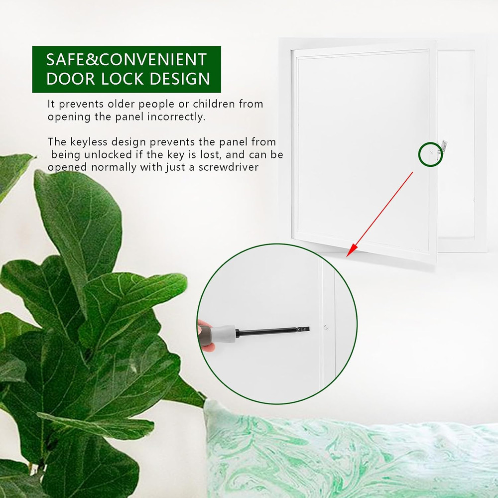 Metal Access Panel 24 X 24, Access Panel with Screwdriver Latch, Galvanized Stee