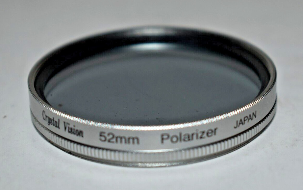 Crystal Vision 52mm Polarizer/FD/UV Filter Set - Never Used