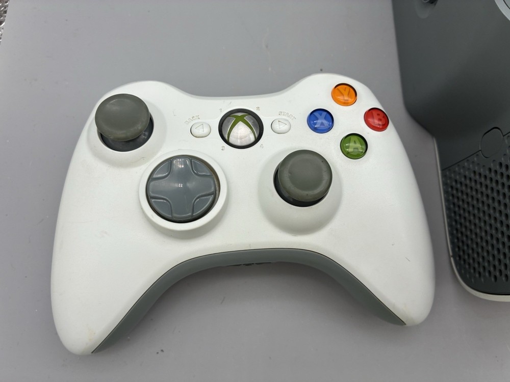 Xbox 360 Console Bundle Controller & Cables 4 Games – Tested Working