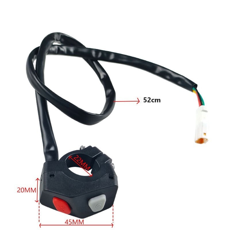 Dirt Bike handlebar Start/stop switch control switch