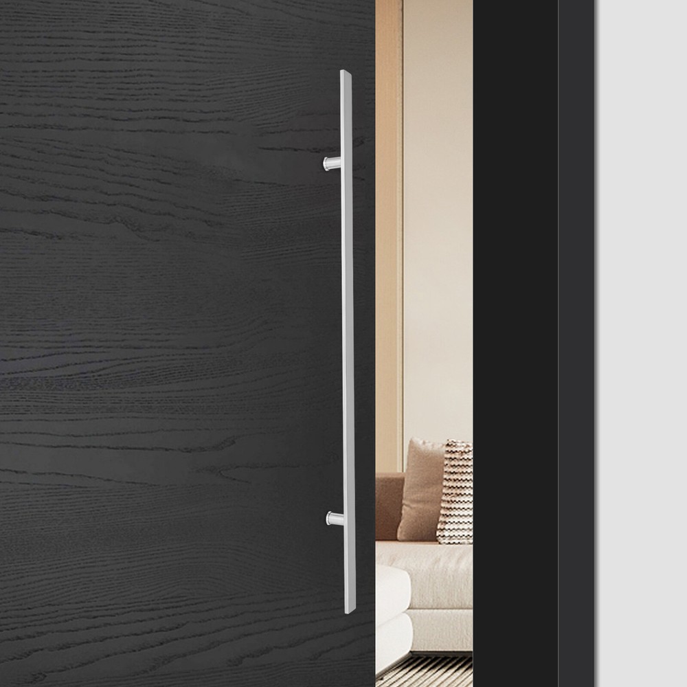 Double Sided Stainless Steel Door Handle Commercial H Shape Door Pull Handle