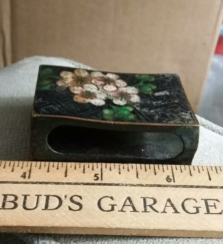 Vintage Small Metal Case, For a matchbox