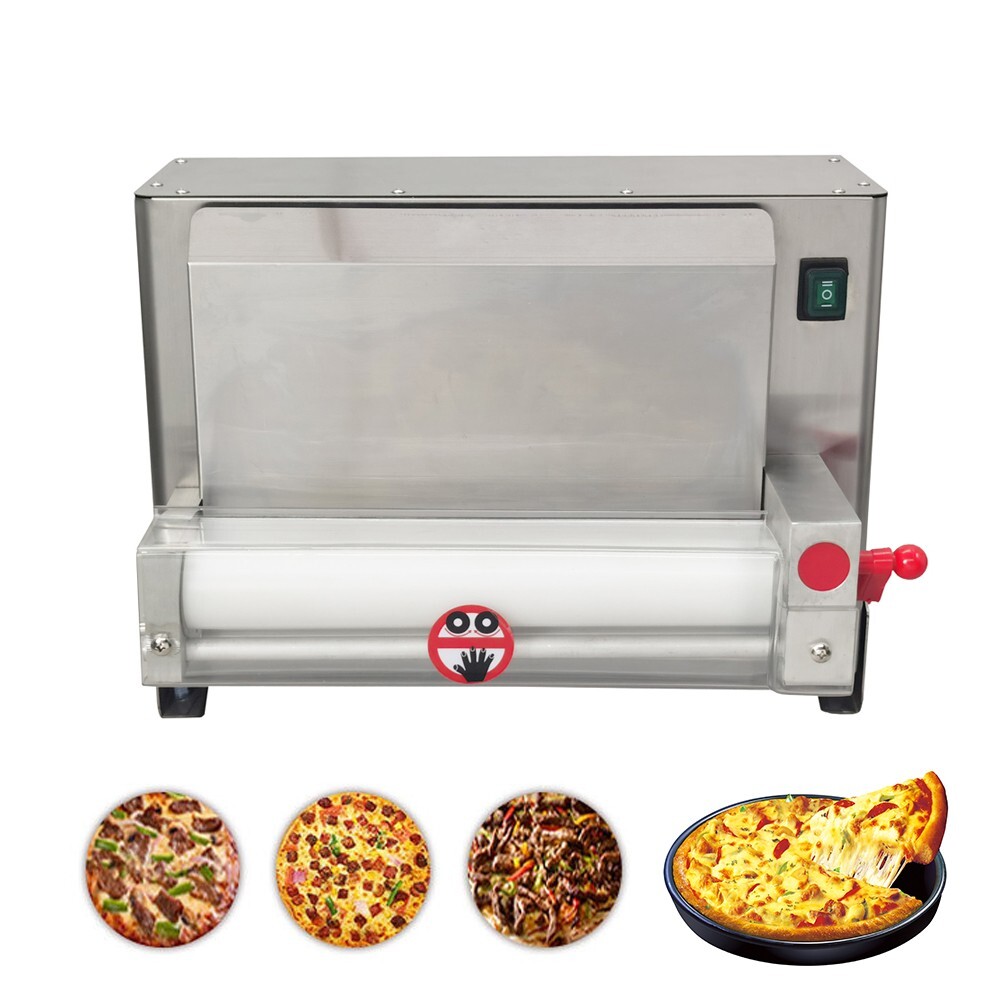 Automatic Pizza Dough Roller Sheeter Electric Pastry Dough Press Rolling Machine