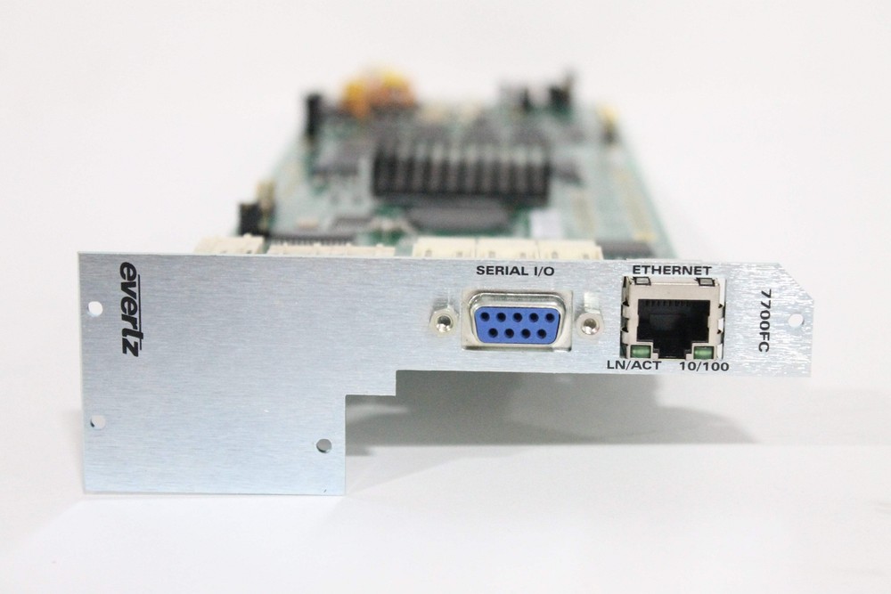 Evertz 7700FC Frame Controller Card w/Backplane(1371-98-13)