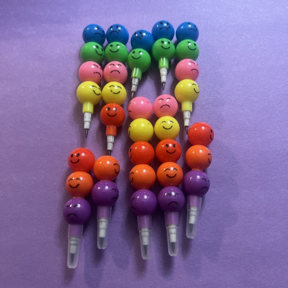 5 Stackable Faces Mechanical Pencils NEW