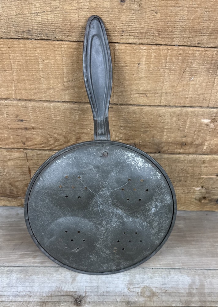 Antique Tin Ware Egg Poacher