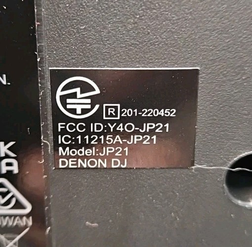 Denon DJ JP21 SC Live 4 Standalone DJ Controller System