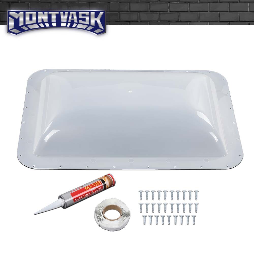 RV Skylight Cover Exterior 17.5" X 26.75" White Camper Skylight Replacement