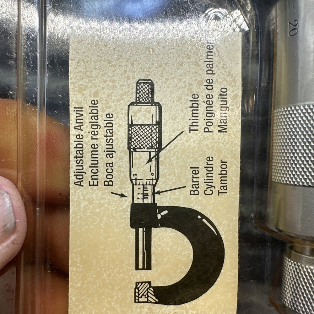 1" Inch Micrometer EMPIRE 2780 {EE}
