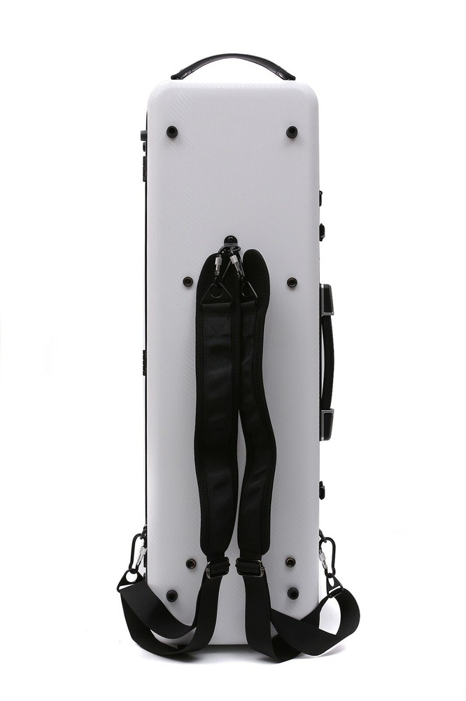 Advanced white Violin Case Box 4/4 Carbon Composite Strong nice workmanship