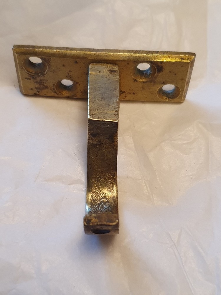 Victorian Solid Brass Curtain Pole Brackets