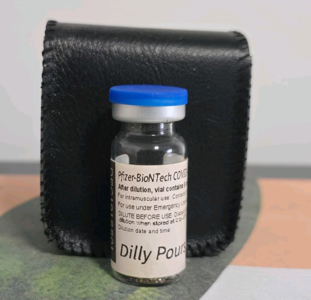 Silver Shot .9999 In Glass Bottle