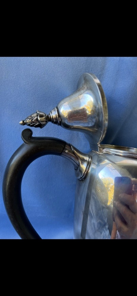 Black Starr & Gorham Sterling Chocolate Pot 536 Grams