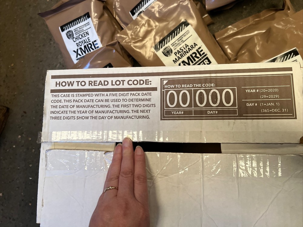 XMRE Authentic Military Grade M.R.E. (12 Packs)