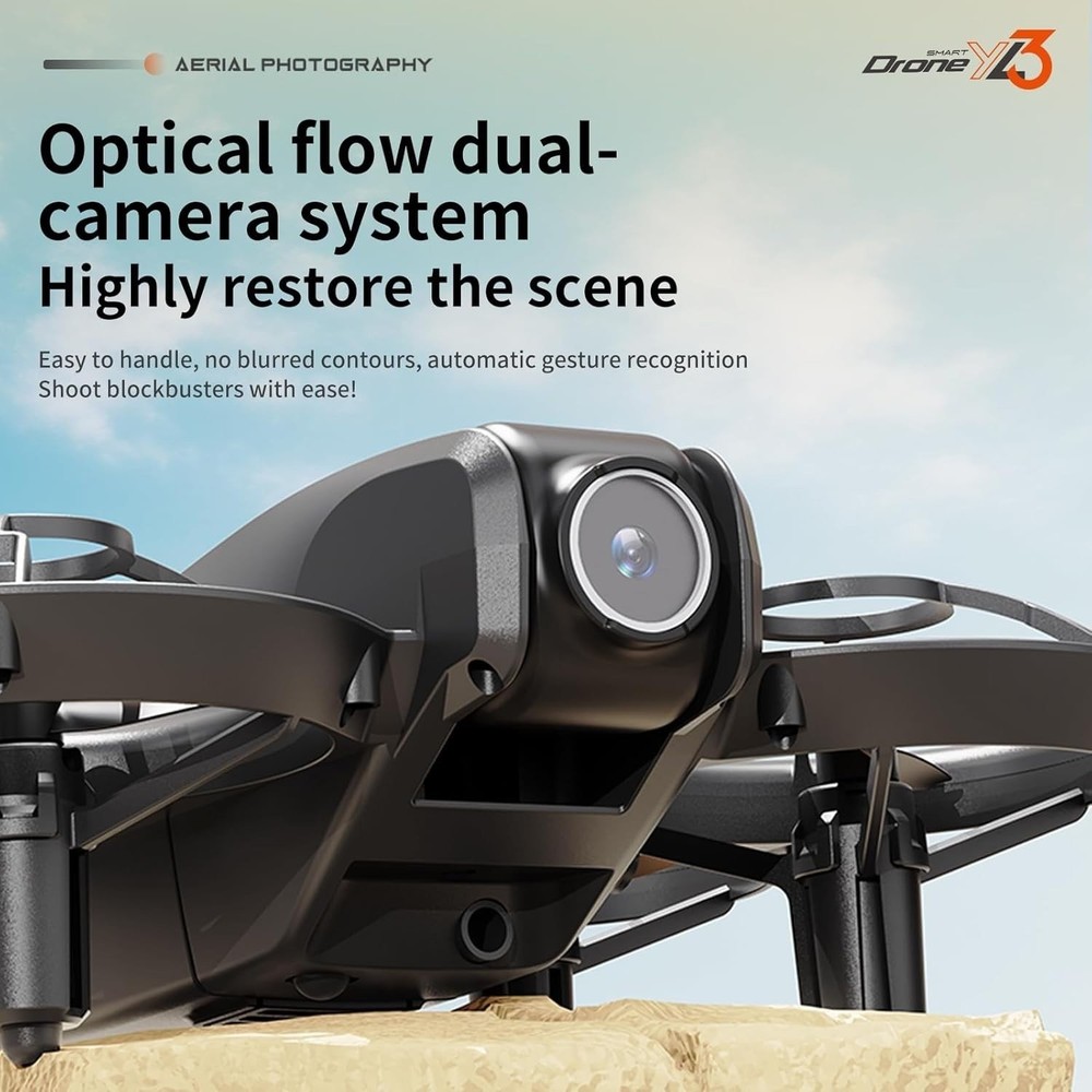 4K HD Drone With Remote Control, Dual Camera One-Touch Operation