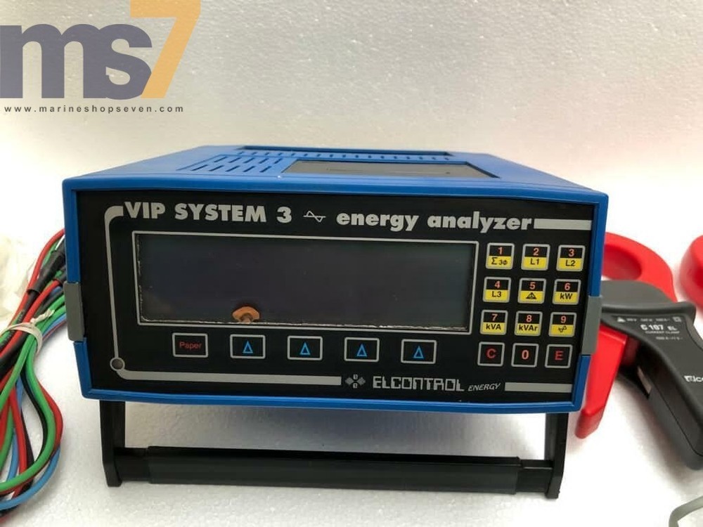 ELCONTROL ENERGY VIP SYSTEM 3 ENERGY ANALYZER WITH ACCESSORIES #NOT WORKING