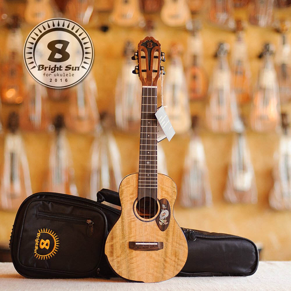 Bright Sun Solid Mango Concert Ukulele