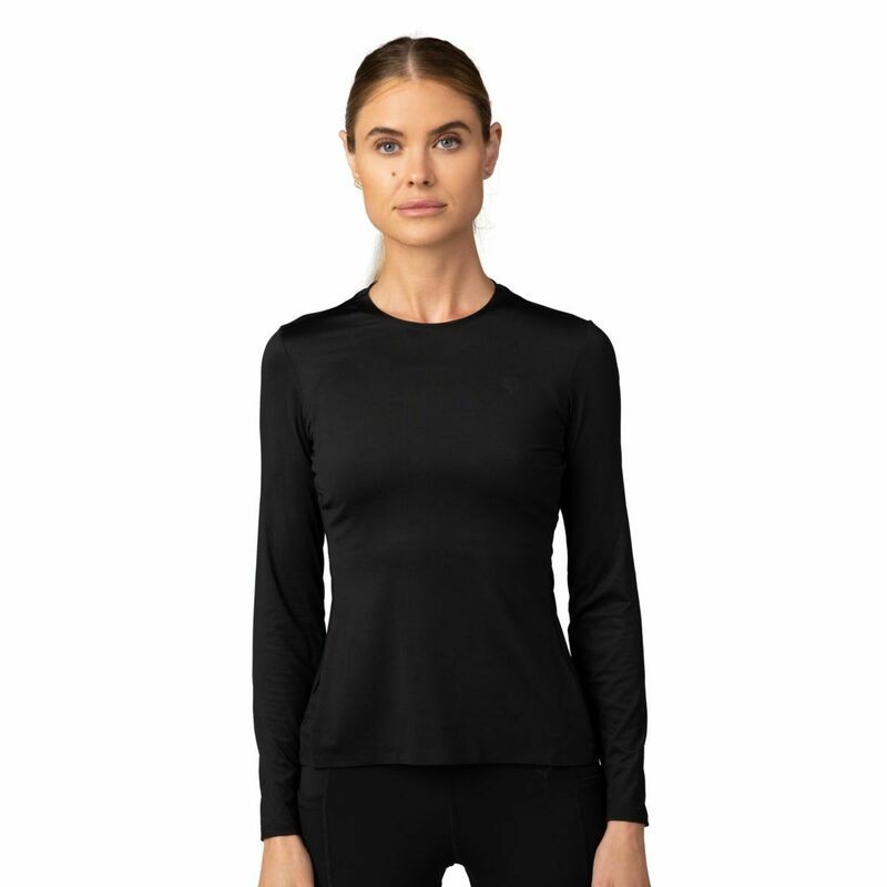 Fox Racing Womens Tecbase LS Black Shirt